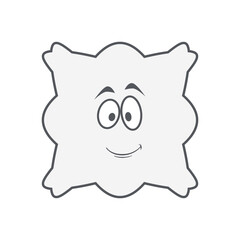 Emoticon Doodle Cute Basic Shape With Expression
