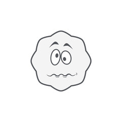 Emoticon Doodle Cute Basic Shape With Expression
