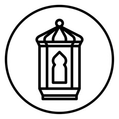 Obraz premium lantern icon