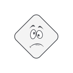 Emoticon Doodle Cute Basic Shape With Expression