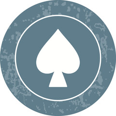 Fototapeta premium Spade Vector Icon