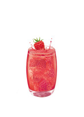 jus de framboise , sucré, en verre, boire, jus, glace, boisson, fruit, cocktail, froid, liquide, frais, clapoter, aliment, fraîcheur