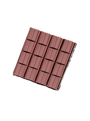 box shape chocolate desserts vector illustration design element