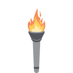 Torch Light Fire fiery flame bright fireball flames Torchlight Red