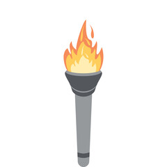 Torch Light Fire fiery flame bright fireball flames Torchlight Red