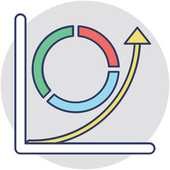 Fototapeta premium Costs and Revenues Chart 