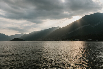 Lake Como at Sunset