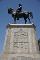 Fototapeta na wymiar Victory Monument in Ankara, Turkiye