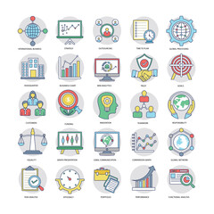 Business Flat Icons Set 

