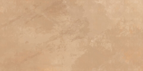 Fototapeta na wymiar Light Caramel Brown Rough Vector Background. Paintend Wall Style Layout. Blank with the Effect of an Old Carelessly Painted Wall. No Text.