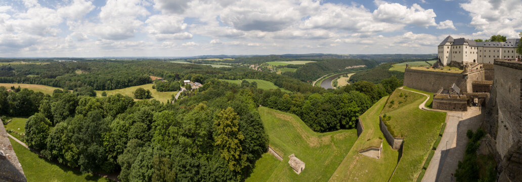 Festung Königsstein - Panorama