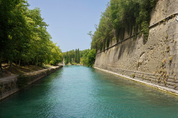Medieval walls at Peschiera del Garda