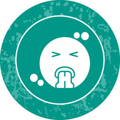 Obraz premium Vomit Icon