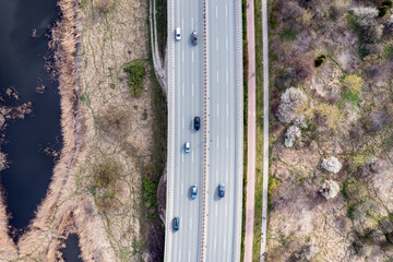 Trasa Siekierkowska road in Warsaw, Poland