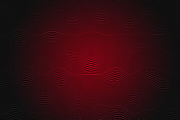 red gradient background with black line curve texture.