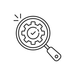 magnifying glass with linear gear like optimization