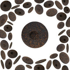 Pu erh tea seamless pattern