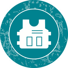 Obraz premium Police Vest Icon