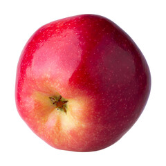Fresh Red Apple fruit isolated on alpha background