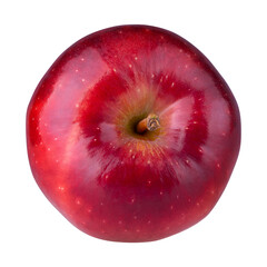 Fresh Red Apple fruit isolated on alpha background