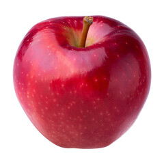 Fresh Red Apple fruit isolated on alpha background