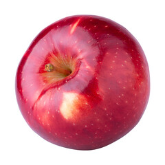 Fresh Red Apple fruit isolated on alpha background
