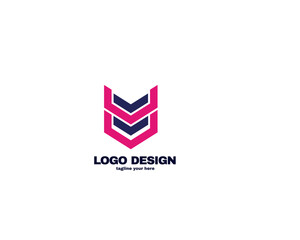 modern and simple design concept logo for company . simple logo with gradient color template . vector file eps 10