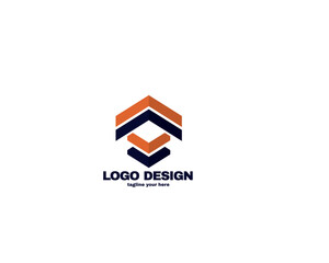 modern and simple design concept logo for company . simple logo with gradient color template . vector file eps 10