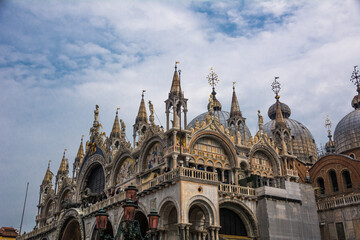 Fototapeta na wymiar Dome of the Basilica di San Marco at Venice, Veneto, Italy.