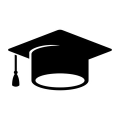 Graduation or graduate icon. Students cap, education vector illustration