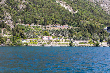 An old lemon farm on the shore of Lake Garda in Italy just below the Gardesana Occidentale road