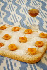 Coca de albaricoques,llucmajor, Mallorca,Islas Baleares,Spain.