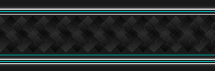 Obraz premium Abstract black and blue background