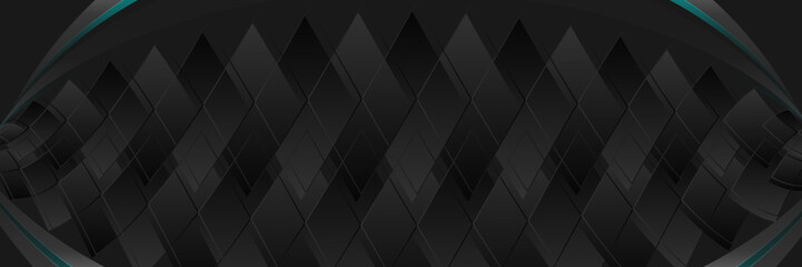 Abstract black and blue background