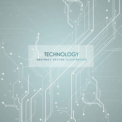 Circuit board   futuristic  technological processes       digital technology background  vector illustration  