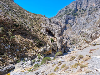 Kourtatioliko Gorge in Crete, Greece