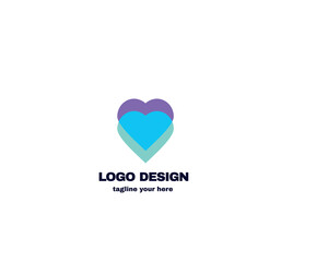 simple and modern logo design . logo for company vector file eps 10 . logo with simple and gradient color template