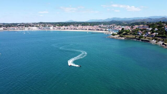 Vue a&eacute;rienne, drone, St Jean de Luz