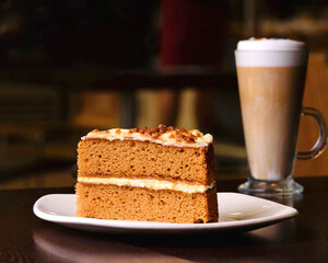 Coffee and Walnut Cake