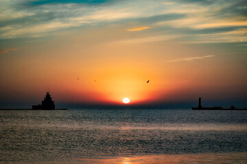 Fototapeta premium Between the Piers