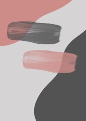 abstract illustration . unusual background . beautiful lines and shapes . unique design . rich hues . original cover , template . abstract design . pink , gray hues . 