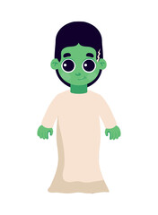 halloween monster boy character