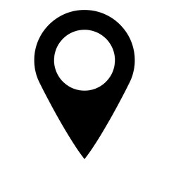 nvis50 NewVectorIllustrationSign nvis - map pin location vector sign . isolated transparent . black . big simple icon . AI 10 / EPS 10 . g11430