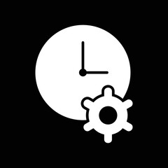 Unique Time Optimization Vector Icon
