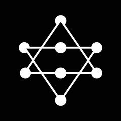 Unique Networks Vector Icon