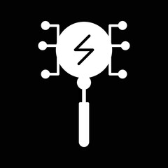 Unique Intelligent Search Vector Icon