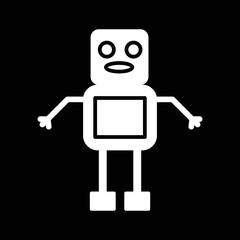 Unique Robot Vector Icon