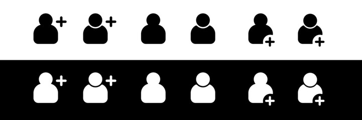 user vector. avatar, user, profile and add new user icon for web design - stock vector.