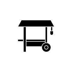 street food cart vector for website symbol icon presentation