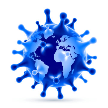 Coronavirus Covid-19 Spread Over The World Concept